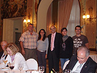 Foto 70.19. Javier Dorta, presidente del ICIC tras la entrega de los cheques a los cuatro premiados por las mejores comunicaciones